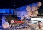 Motorista é atingido por tora de madeira ao descarregar caminhão e morre em MT