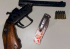 Homem é baleado na perna ao tentar tomar arma de policial durante abordagem na MT-100