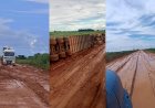 Chuvas deixam trechos da MT-100 críticos em Araguaiana: vereador cobra imprensa de Barra do Garças