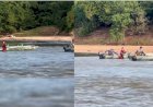 Crianças que estavam sendo levadas pela correnteza são salvas de afogamento por pescadores em Aragarças