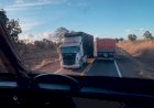 Confusão na BR-158: Motorista de ônibus e carreteiro protagonizam perseguição e pânico no Araguaia