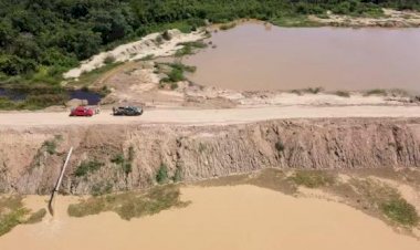 Batalhão Ambiental fecha área ilegal de mineradora e aplica multa de R$ 188 mil