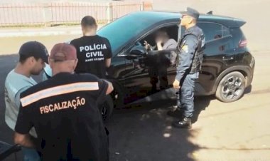 Após conflitos, blitz fiscaliza transporte por aplicativo em Barra do Garças