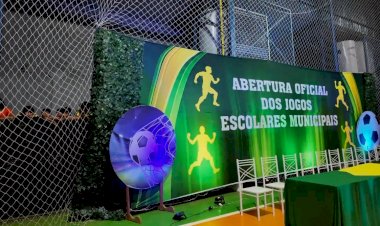 Jogos Escolares Estudantis têm abertura marcada por integração, cultura e espírito esportivo em Campinápolis