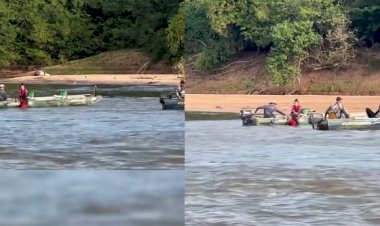 Crianças que estavam sendo levadas pela correnteza são salvas de afogamento por pescadores em Aragarças