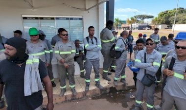 Trabalhadores terceirizados da usina FS paralisam obras por melhores condições de alojamento e trabalho em Querência