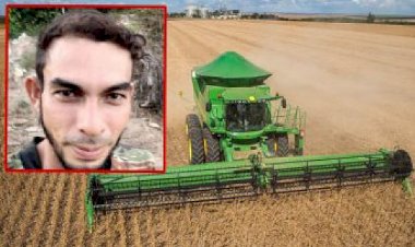 Trabalhador morre esmagado por máquina agrícola em fazenda de MT
