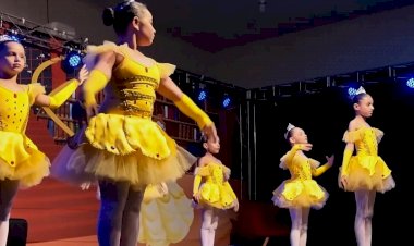 VÍDEO - Projeto Social Ballet encanta público com espetáculo “A Bela e a Fera” em Novo São Joaquim