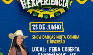 Campinápolis entra no clima junino com Arraiá e grande festa municipal em clima de Copa do Mundo