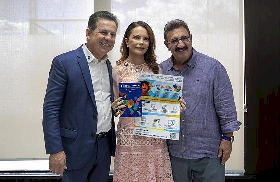 Governador e primeira-dama lançam capacitação sobre autismo e TDAH para 3 mil profissionais