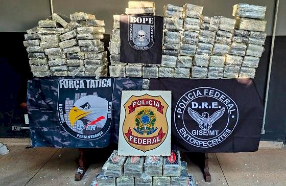 Forças de segurança apreendem 250 quilos de cocaína e causam prejuízo de R$ 15 milhões às facções criminosas
