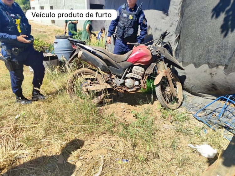 PM recupera motocicleta furtada em Barra do Garças durante ação em Nova Xavantina
