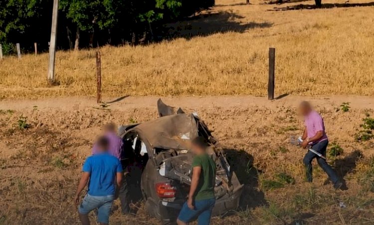 Acidente na BR-158 deixa criança e mulher feridas próximo ao distrito de Vale dos Sonhos